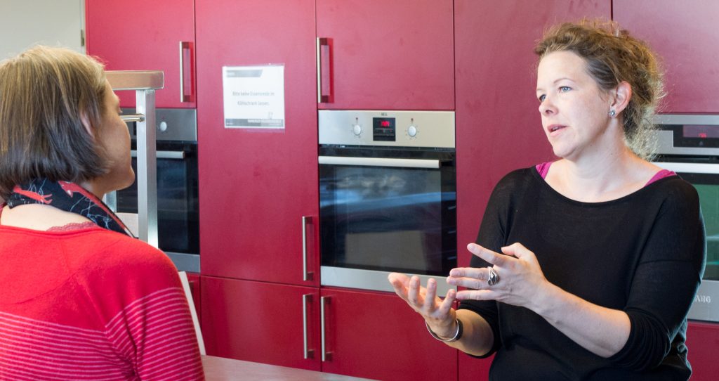 Lena Thyra Meyer im Gespräch, Foto von Jens W. Kock